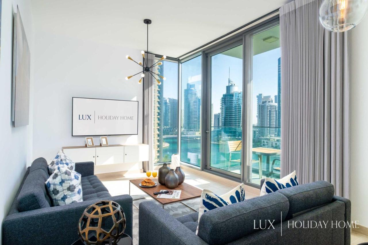 Lux - Contemporary Suite With Full Marina View Dubai Exterior photo