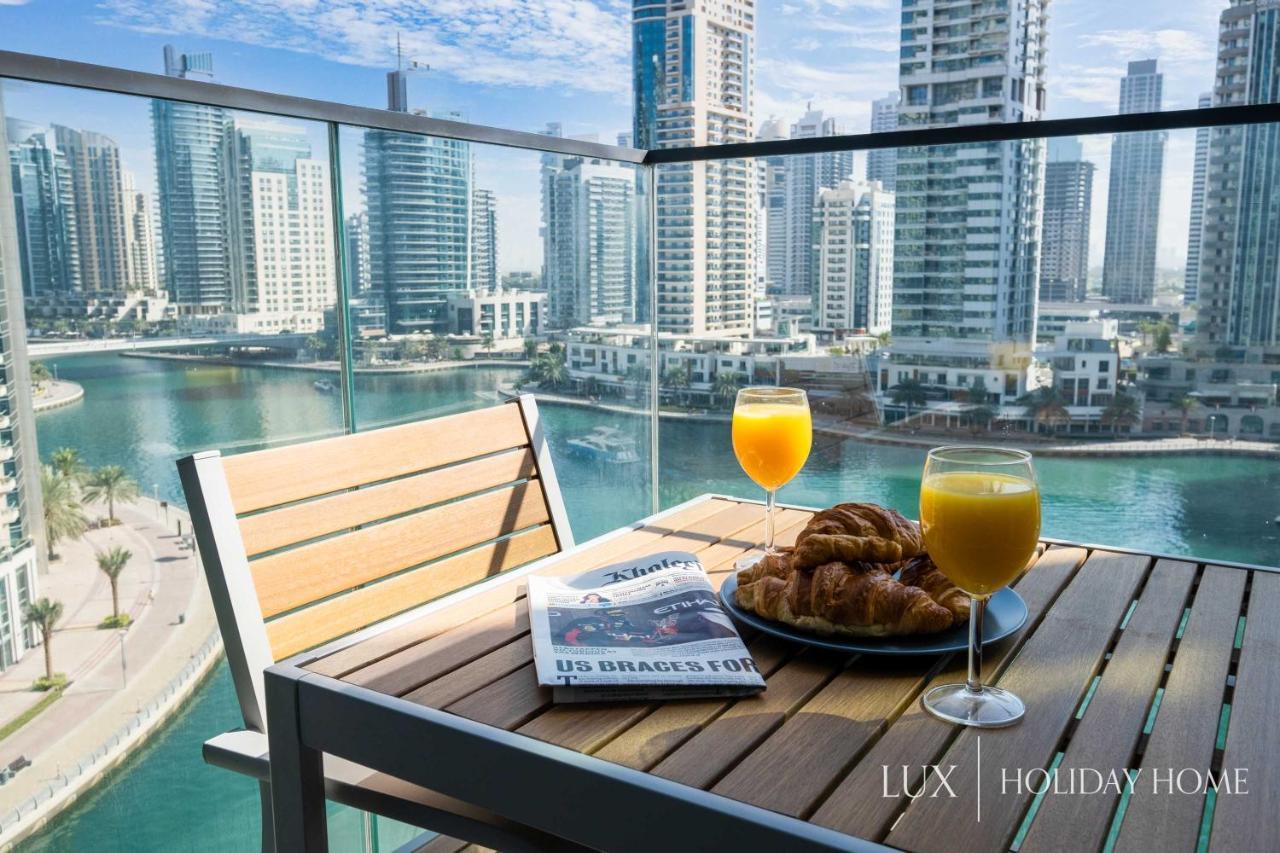 Lux - Contemporary Suite With Full Marina View Dubai Exterior photo