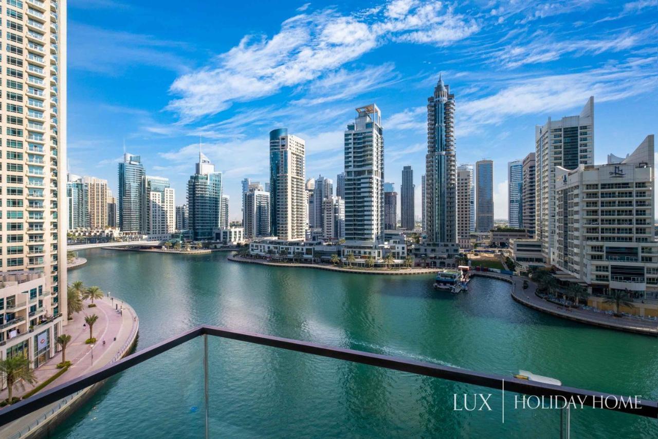 Lux - Contemporary Suite With Full Marina View Dubai Exterior photo