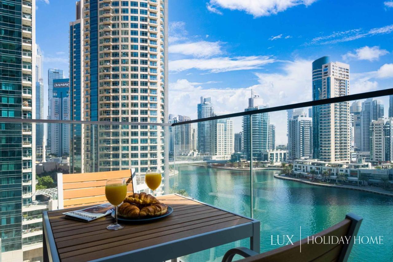 Lux - Contemporary Suite With Full Marina View Dubai Exterior photo