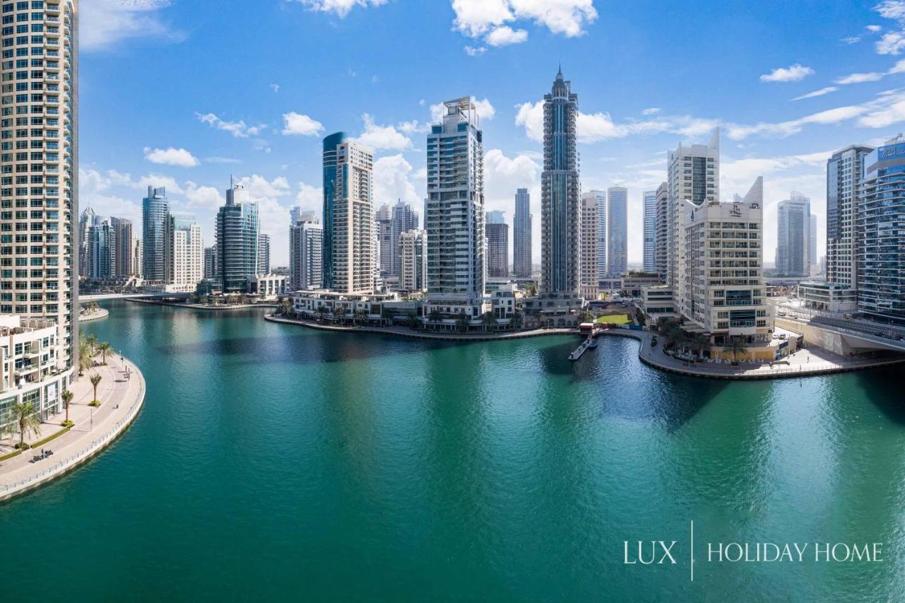 Lux - Contemporary Suite With Full Marina View Dubai Exterior photo
