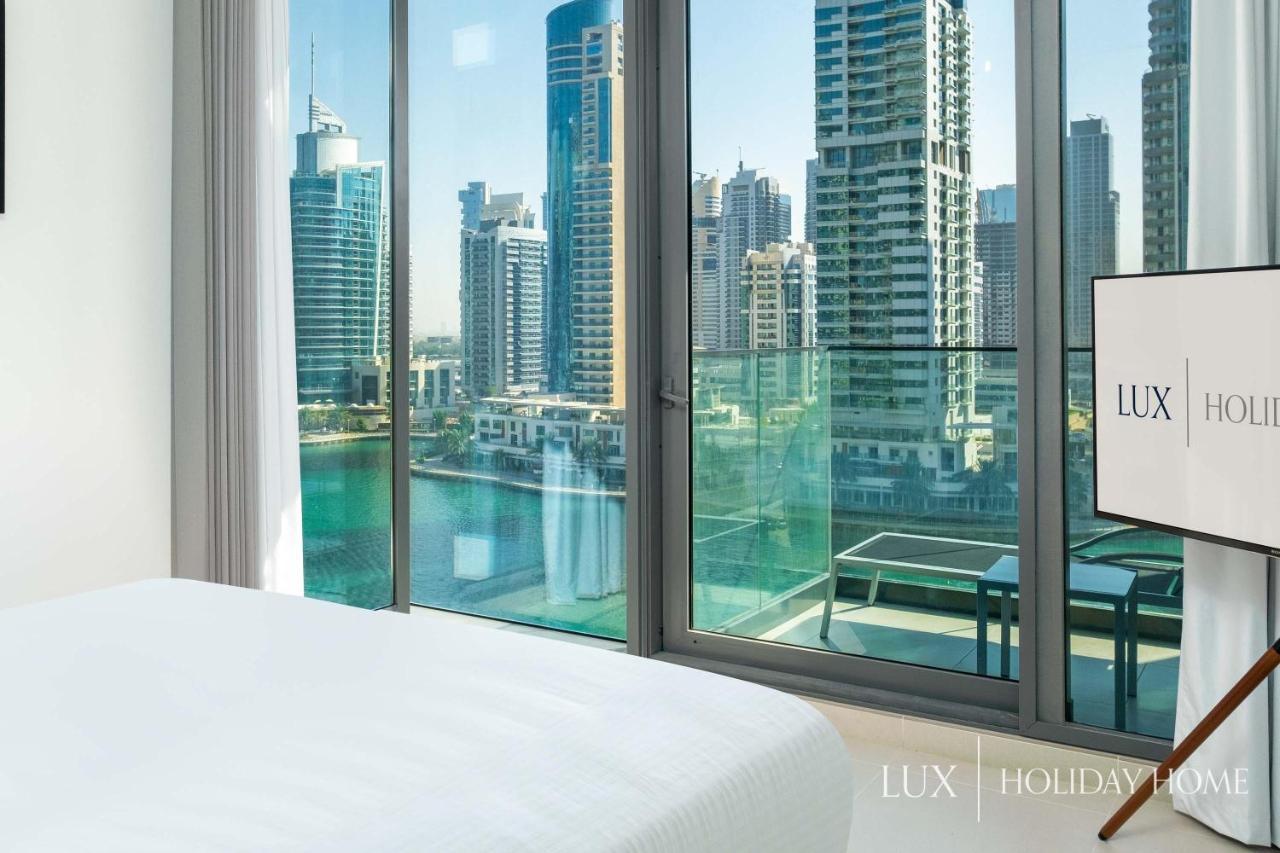 Lux - Contemporary Suite With Full Marina View Dubai Exterior photo