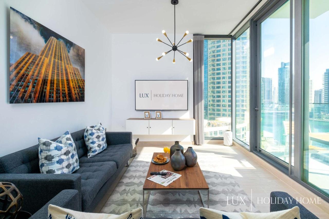 Lux - Contemporary Suite With Full Marina View Dubai Exterior photo