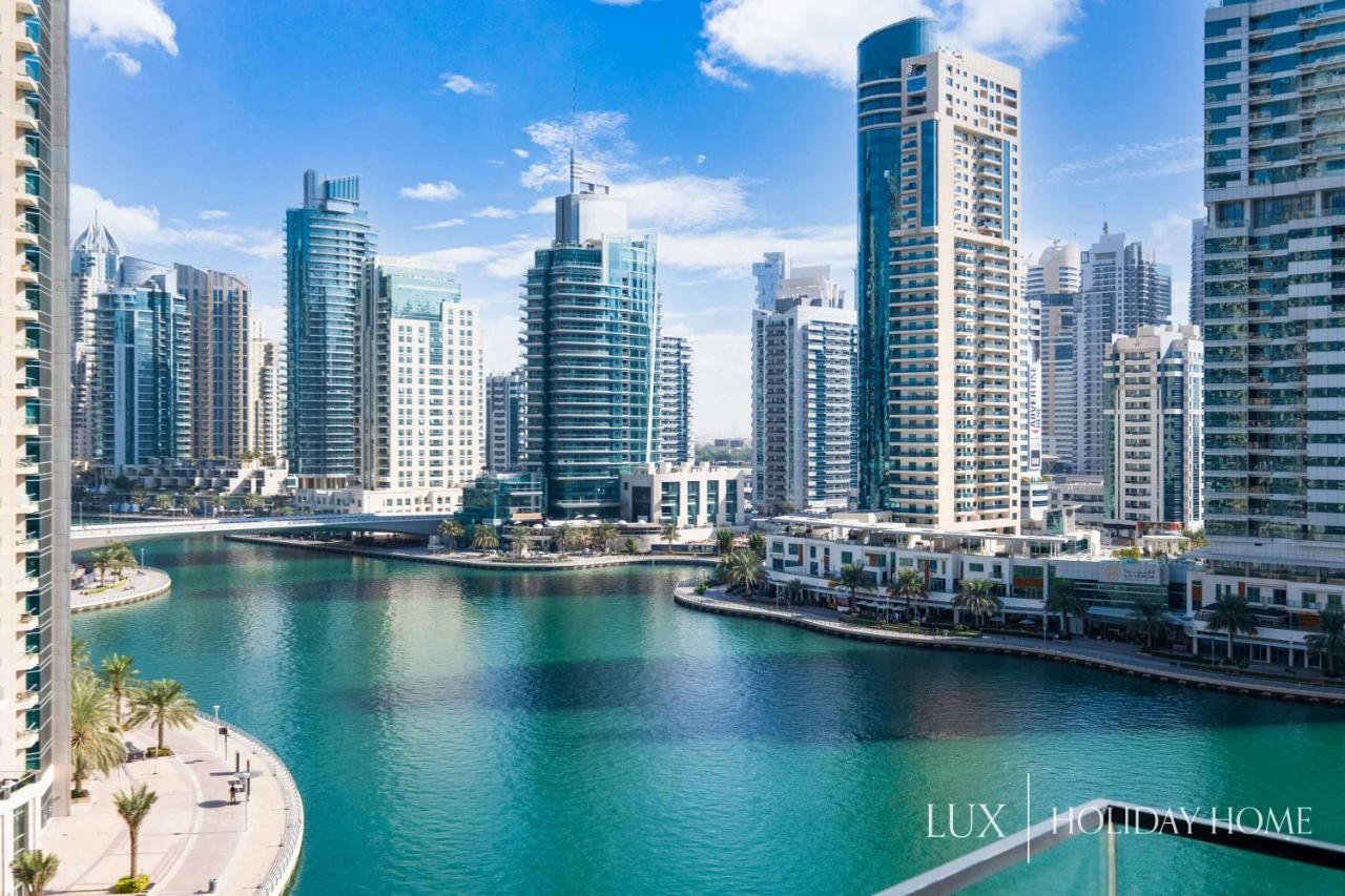 Lux - Contemporary Suite With Full Marina View Dubai Exterior photo